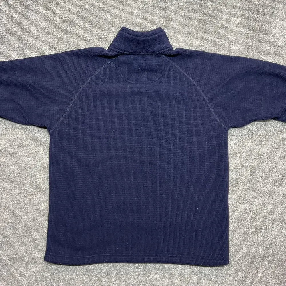 The North Face Pullover Mens Medium Blue A5 Series 1/4 Zip Fleece Thermal Top